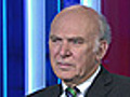 Business Secretary Vince Cable Is Heckled
