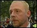 Simon Pegg on playing Toby Young