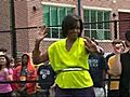 On Camera: First Lady Busts A Move