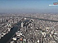 東京スカイツリーに建設予定の展望台と同じ高さの眺望