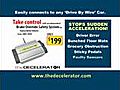 Unintended Acceleration - Eliminate Sudden Accelerator Problem : The DECELERATOR