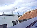 屋根の上の笠木