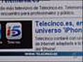 Los contenidos de la web de Telecinco en el iPhone 3G