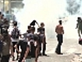 Greek police tear gas anti-austerity protesters