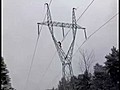 Crazy Guy Climbs Power Line