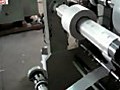 Laminating Machine with Shaft for Drain Liner