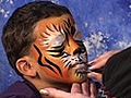 How to Make a Tiger With Face Paint