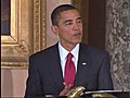 Byrd, Kennedy taken from luncheon with Obama