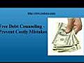 Free Debt Counseling  -In Depth Help