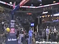 Basketball Fan Hits The Rim