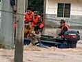 Dramatic flood rescue