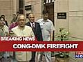 DMK-Cong firefight: Pranab to meet Karuna?