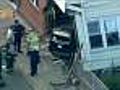 Raw Video: SUV Slams Into Everett Home