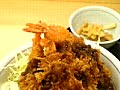 海老5本!! かつやで海老フライ丼490円(別税)