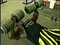 Ronie Colman - Bench 400 lbs (Extreme video)