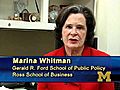 Marina v.N. Whitman: Stimulus Plan Challenges