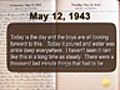 Lt. Reichard’s WWII Diary - May 12,  1943