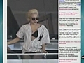 Lady Gaga: Appears at Yankee Stadium Too Hot for Baseball
