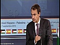 Zapatero recibe a primer ministro de Palestina