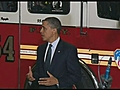 Obama thanks NYC firefighters