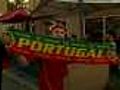 Portugal fans force road closures