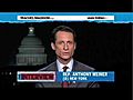 Weiner jokes about controversy on Maddow show