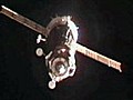 Soyuz docks with International Space Station