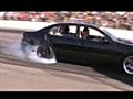 2JZ Aristo smoking the tyres