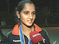 Happy to be leaving with 2 medals: Sania