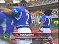 Crazy Goal By Ronaldinho Of Brazil Against England the Ball Is Perfectly Placed