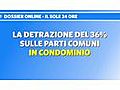 La detrazione del 36% sulle parti comuni in condominio