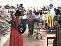 Customers love blind musician at Broward thrift store 