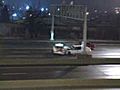 Raw Video: Driver Broadsides Police Car