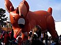 Raw Video: Rudolph Balloon Pops During Parade