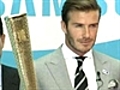 Beckham happy to be Olympic spectator