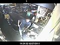 Surveillance video of coin-slot theft