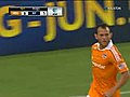 GOAL: Davis buries PK to tie it