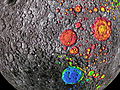 Space: New Moon Crater Video Pops With Color