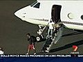 Tiger touches down in Melbourne