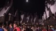 Harry Potter Fans Visit Wizarding World Theme Park After Midnight Premiere