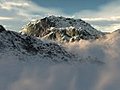 (1054) Snow Mountain Wilderness Storm Stock Footage