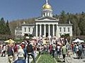 Hundreds Rally For Health Care In Montpelier