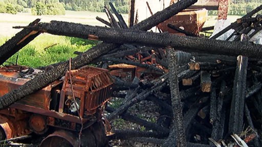 Landwirt in Not - Scheunenbrand gefährdet Existenz