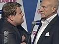 Captain Picard and comic clash at Glamour awards