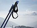 Ski tips for freeriding: pole walking