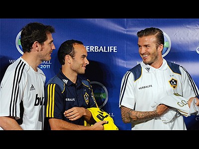 Beckham happy to face Madrid