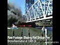 Bridge fire over Harlem River