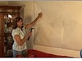 Home Decor - Putting the Template onto the Wall