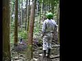 仲南の森　大黒柱伐採ツアー2008