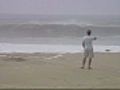 Waves pick up on Nantucket beaches